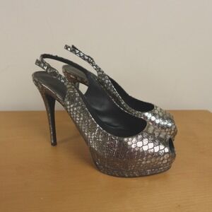 Giuseppe Zanotti Heels Slingback Peep Toe‎